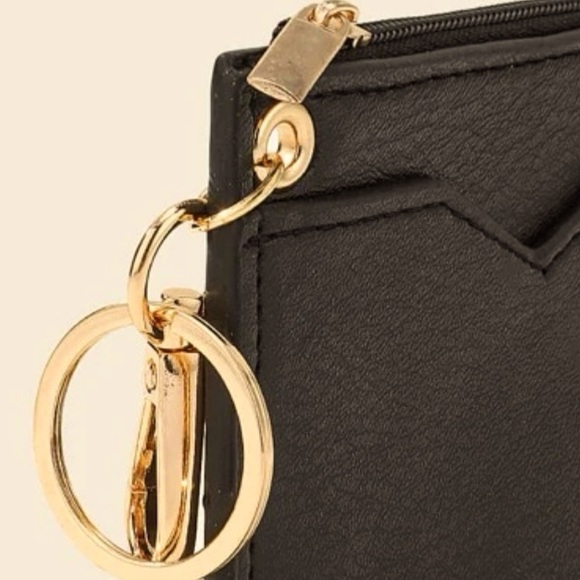 Cute Black Key Chain Card Holder - Picture 9 of 13